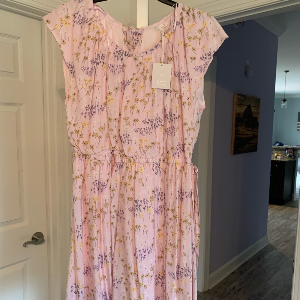 Lauren Conrad- Spring Pink Floral Dress
